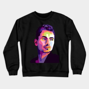 Jorge lorenzo pop art Crewneck Sweatshirt